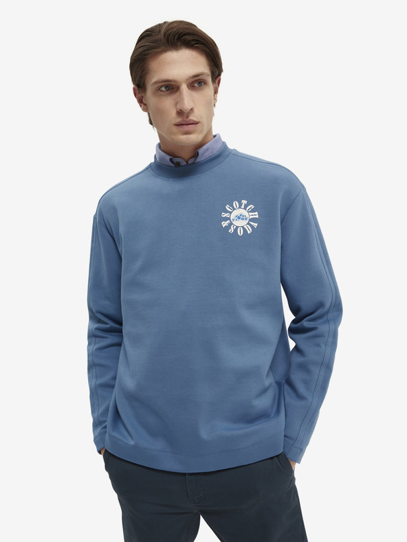 Scotch & Soda Kék férfi Scotch & Soda pulóver