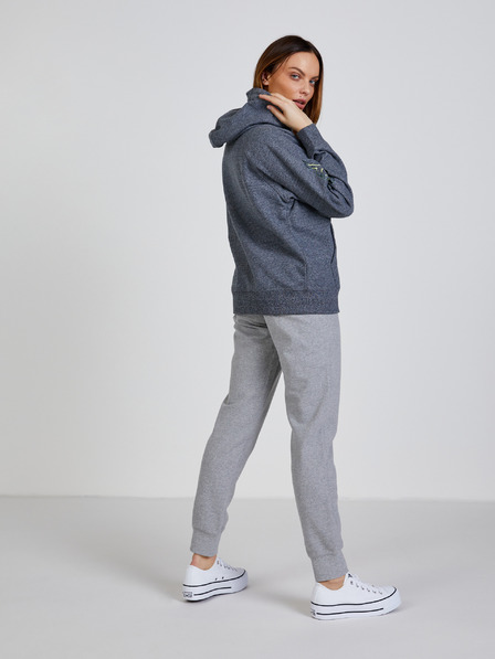 DKNY Szürke női DKNY Ombre Logo kapucnis pulcsi