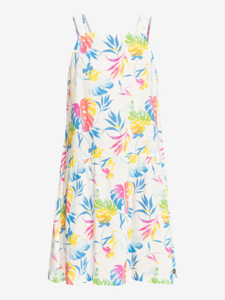 Roxy Roxy Indigo Girl kék-fehér mintás pántos ruha lányoknak