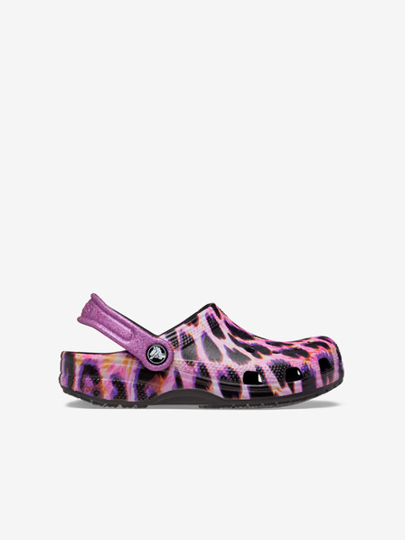 Crocs Lila lányoknak állatmintás Crocs papucsok