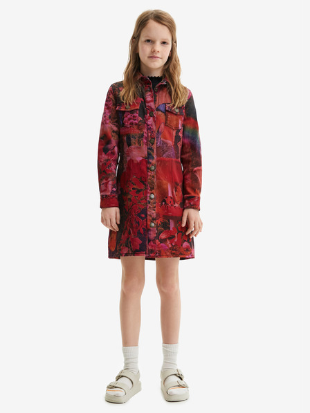 Desigual Piros lány póló ruha Desigual Alonso
