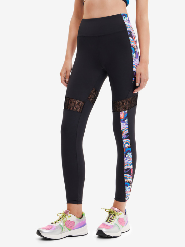 Desigual Fekete női Desigual Lotus leggings
