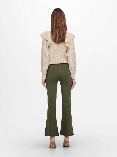 Jacqueline de Yong Khaki színű nadrág JDY Pretty