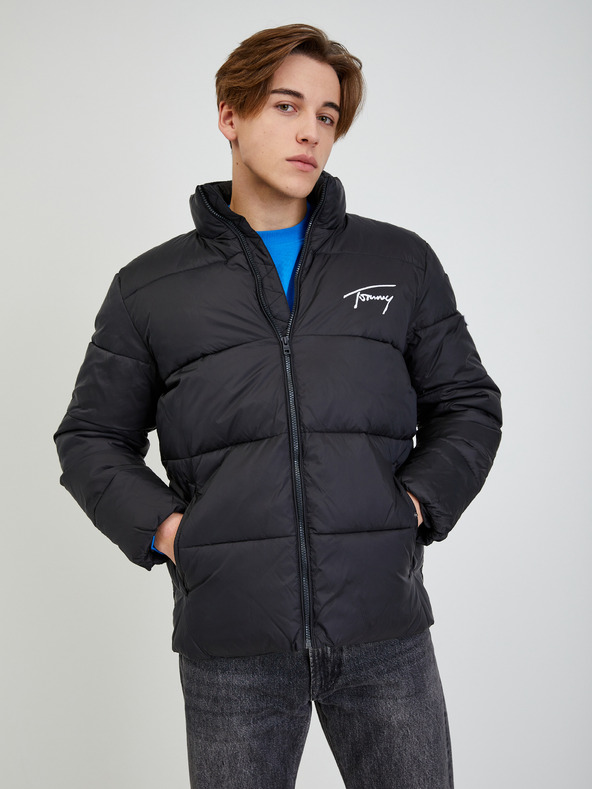 Tommy Jeans Signature Puffer Dzseki Fekete