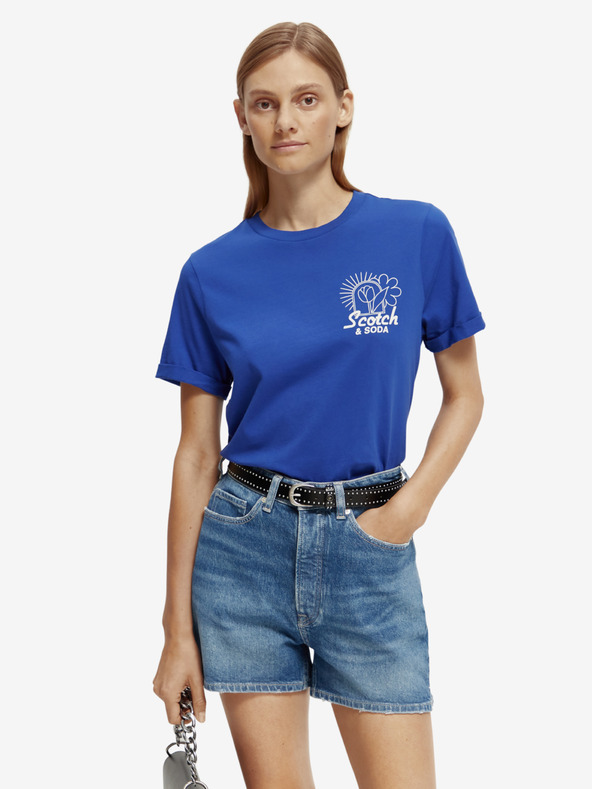 Scotch & Soda Kék női Scotch & Soda póló
