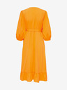 ONLY Narancssárga női szatén wrap midi ONLY Olivia