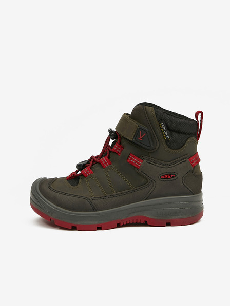 Keen Khaki lányoknak kültéri bőr bokacsizma Keen Redwood Mid