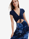 Desigual Sötétkék női Desigual Brighton csíkos ruha