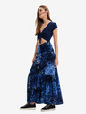 Desigual Sötétkék női Desigual Brighton csíkos ruha