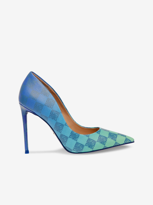 Steve Madden Kék és zöld női kockás cipő Steve Madden Steve Madden