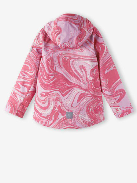 Reima Rózsaszín lány mintás softshell kabát Reima
