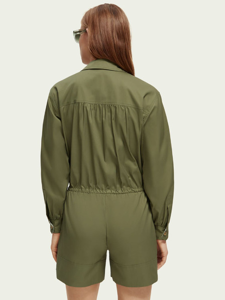 Scotch & Soda Scotch & Soda Khaki színű női kezeslábas