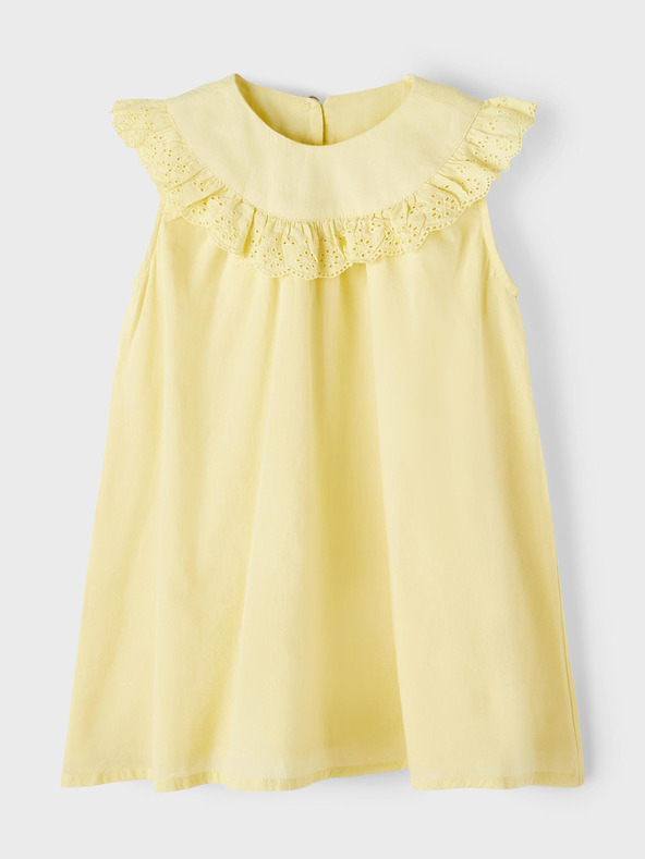 name it Világossárga lányruha name it Fetulle