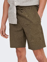 ONLY & SONS Barna férfi vászonnadrág ONLY & SONS Linus Linus