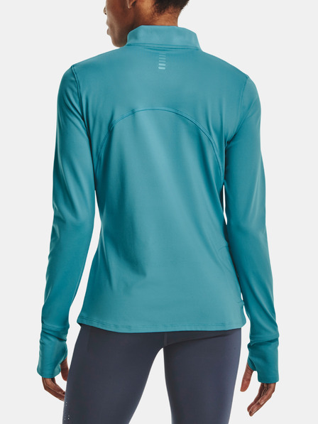 Under Armour UA Qualifier Run 2.0 1/2 Zip-BLU Póló