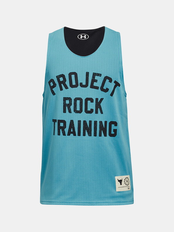 Under Armour Project Rock Rvrsbl Mesh Top TG Gyerek trikó Kék akciós termékkép 1