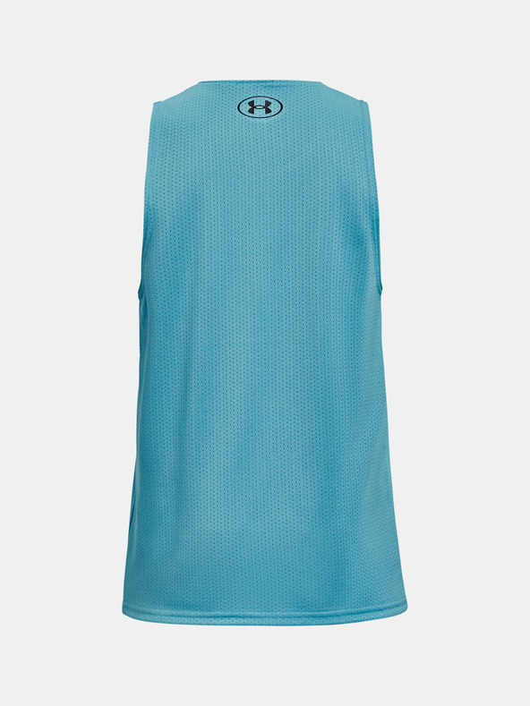 Under Armour Project Rock Rvrsbl Mesh Top TG Gyerek trikó Kék termék 2. képe