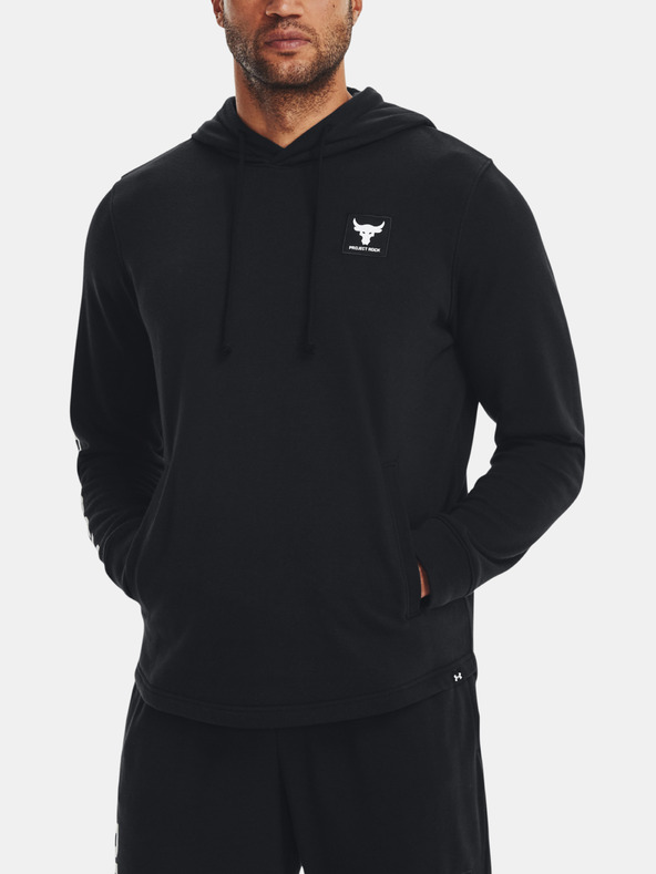 Under Armour Project Rock Terry Hoodie Melegítő felső Fekete akciós termékkép 1