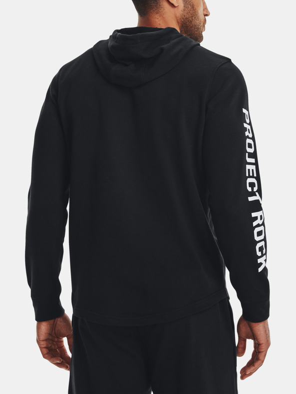 Under Armour Project Rock Terry Hoodie Melegítő felső Fekete termék 2. képe