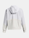 Under Armour Woven FZ Jacket-WHT Dzseki