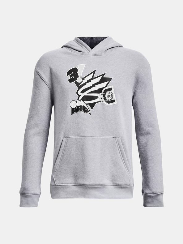 Under Armour Curry Boys Big Splash Hoodie Gyerek Melegítő felső Szürke akciós termékkép 1