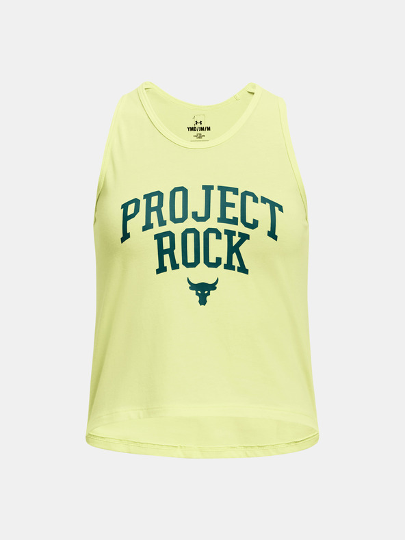 Under Armour Project Rock Girls Graphic Gyerek trikó Sárga akciós termékkép 1