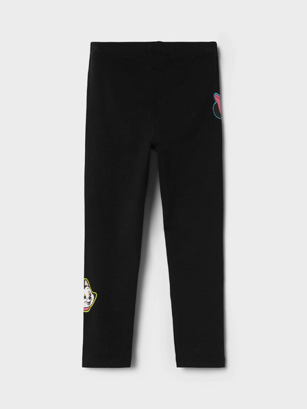 name it Fekete mintás lány leggings név Jerassa Minnie