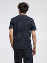 Tom Tailor Denim Sötétkék férfi csíkos póló Tom Tailor Denim