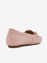 Michael Kors Világos rózsaszín női Michael Kors Juliette szarvasbőrből készült loafer