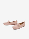Michael Kors Világos rózsaszín női Michael Kors Juliette szarvasbőrből készült loafer