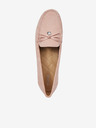 Michael Kors Világos rózsaszín női Michael Kors Juliette szarvasbőrből készült loafer