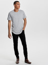 ONLY & SONS Világosszürke csíkos alappóló ONLY & SONS Matt