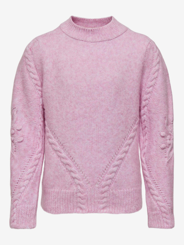 ONLY Laura Gyerek pulóver Rózsaszín