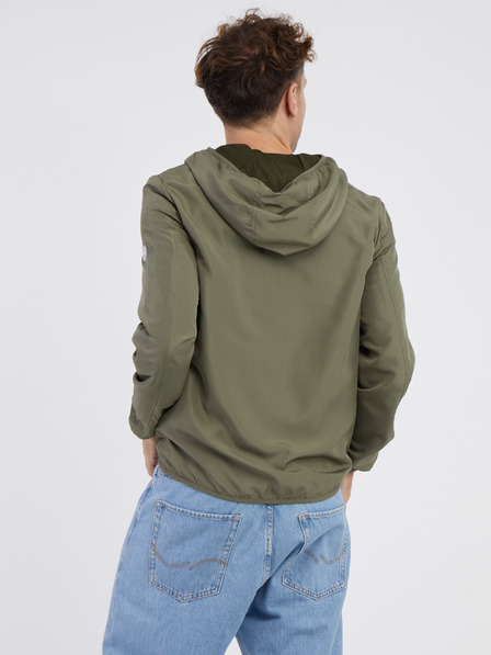 Jack & Jones Khaki Jack & Jones férfi könnyű kapucnis dzseki Cali