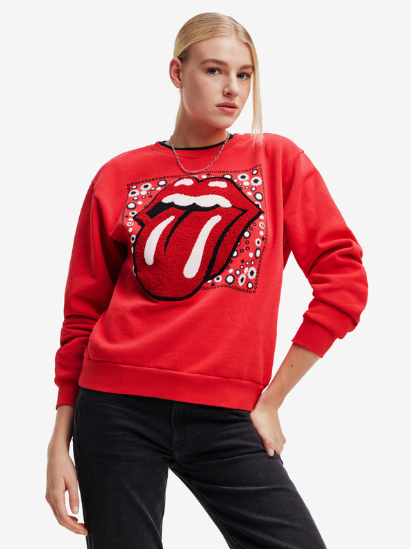 Desigual Desigual női Rolling piros pulóver