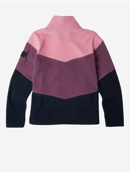 O'Neill Lila és rózsaszínű O'Neill Coral Fleece melegítőfelső lányoknak.