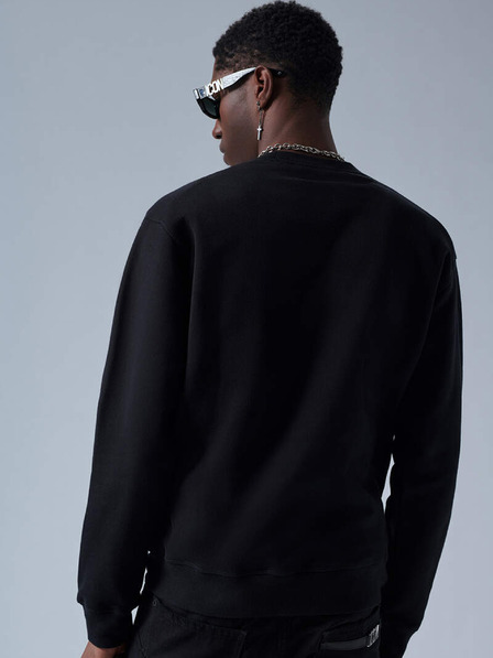DSQUARED2 Fekete férfi kapucnis pulóver DSQUARED2