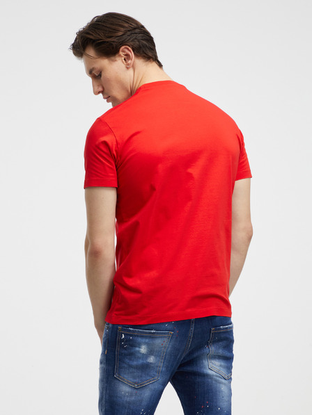 DSQUARED2 Piros férfi DSQUARED2 póló