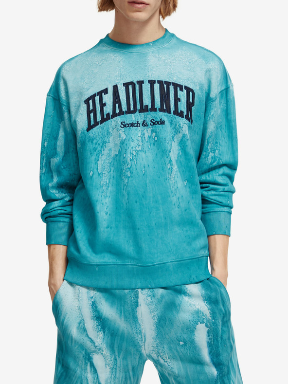 Scotch & Soda Kék férfi Scotch & Soda pulóver