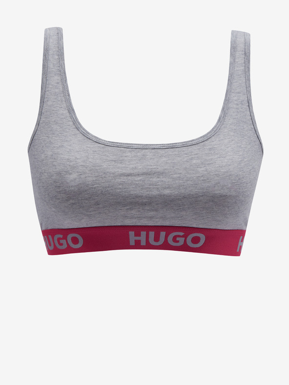 HUGO Szürke női szürke melltartó HUGO