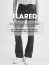 TALLY WEiJL Sötétkék Cropped Flared Fit farmer TALLY WEiJL