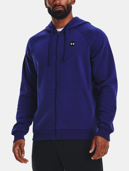 Under Armour UA Rival Fleece FZ Hoodie-BLU Melegítő felső