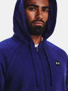 Under Armour UA Rival Fleece FZ Hoodie-BLU Melegítő felső