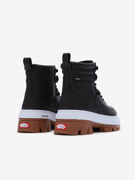 Vans Fekete női bőr téli bokacsizma VANS Colfax Elevate