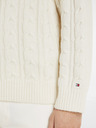 Tommy Hilfiger Cable Monotype Crew Neck Pulóver