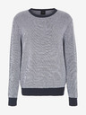 Armani Exchange Fehér és kék férfi Armani Exchange pulóver