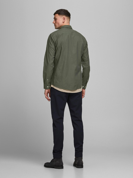 Jack & Jones Jack & Jones Oxford férfi khaki színű könnyű ing