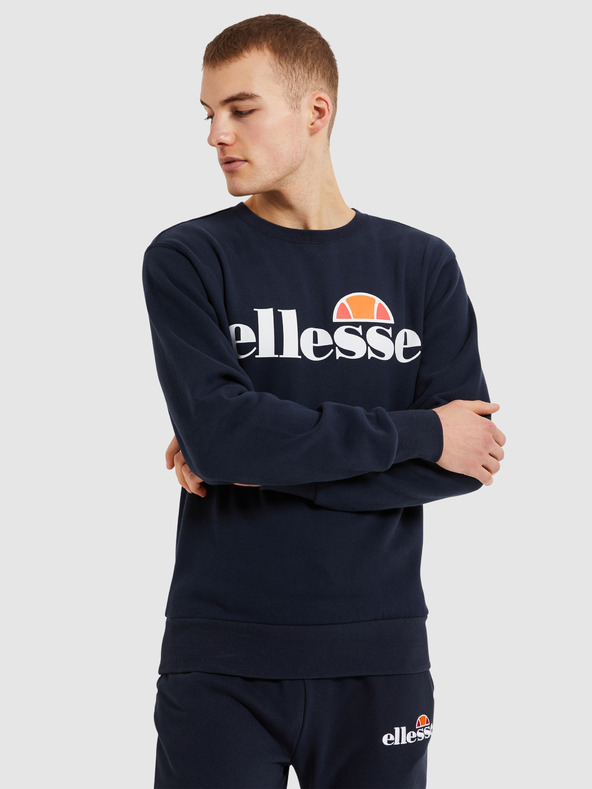 Ellesse Sötétkék férfi Ellesse Succiso melegítő pulóver