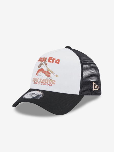 New Era Food Sushi Black A-Frame Trucker Siltes sapka