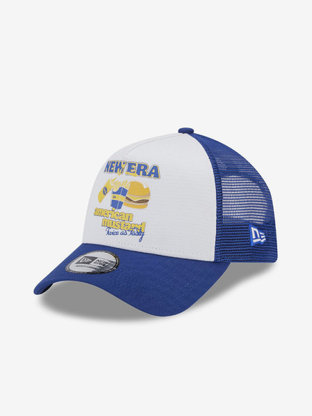 New Era Food Burger Blue A-Frame Trucker Siltes sapka